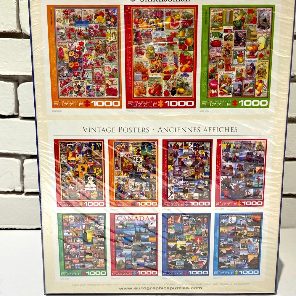 Eurographics 1000 Piece Puzzle | Travel USA Vintage Posters| 19 1/4 “ x 26 5/8”